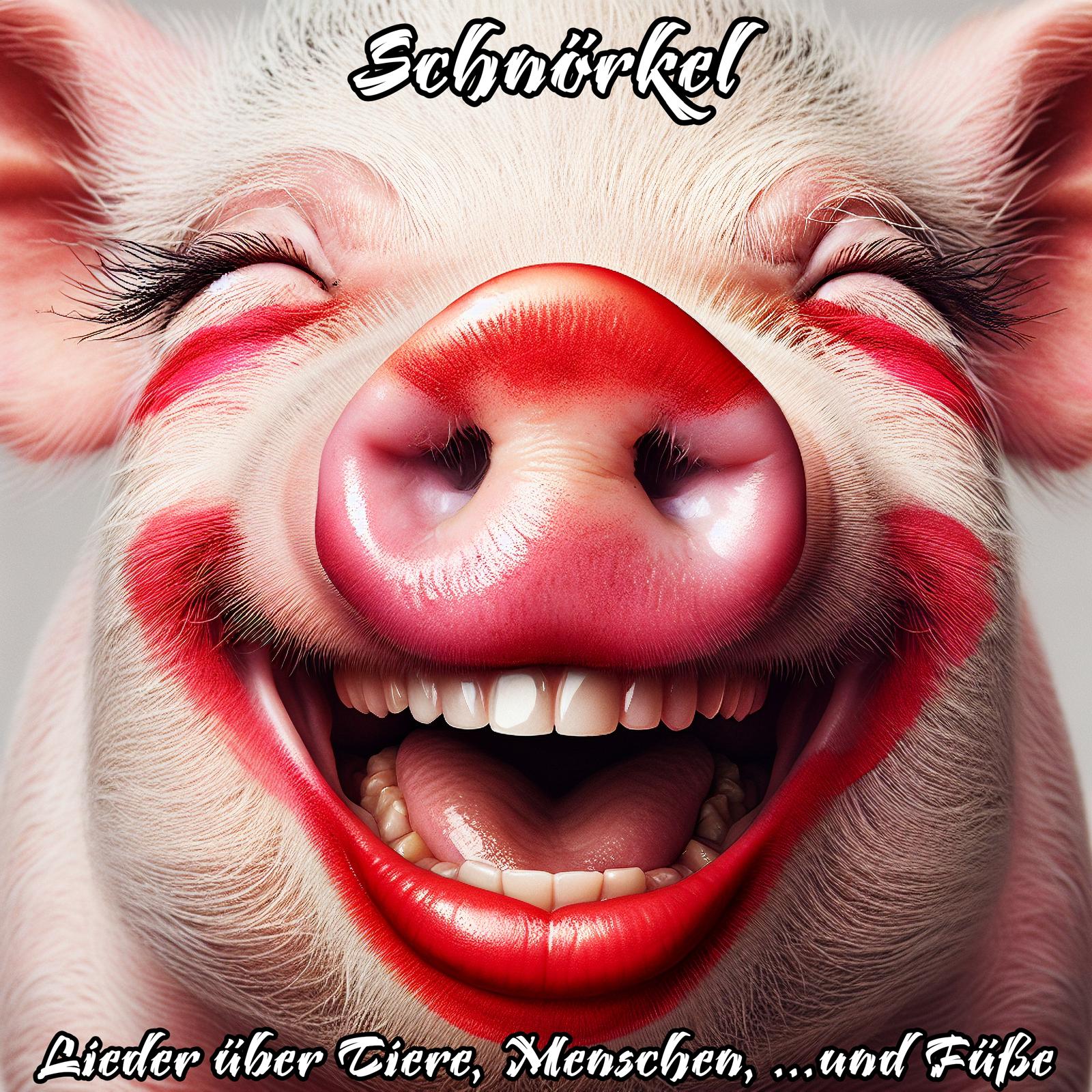 Album Cover mit Schwein